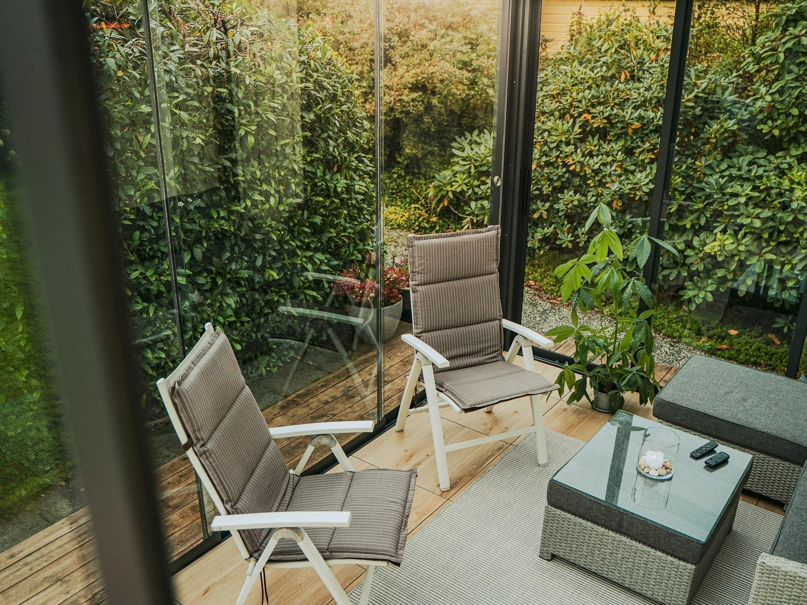Konvertering af en terrasse til en vinterhave